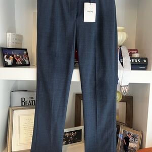 Theory Women’s Dark Blue Tailored Dress Pants